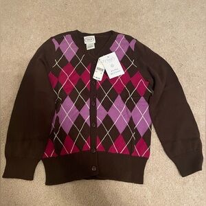 Talbot’s Kids Argyle Sweater size 6